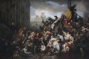 Egide Charles Gustave Wappers Episode of the September Days 1830 Sweden oil painting artist